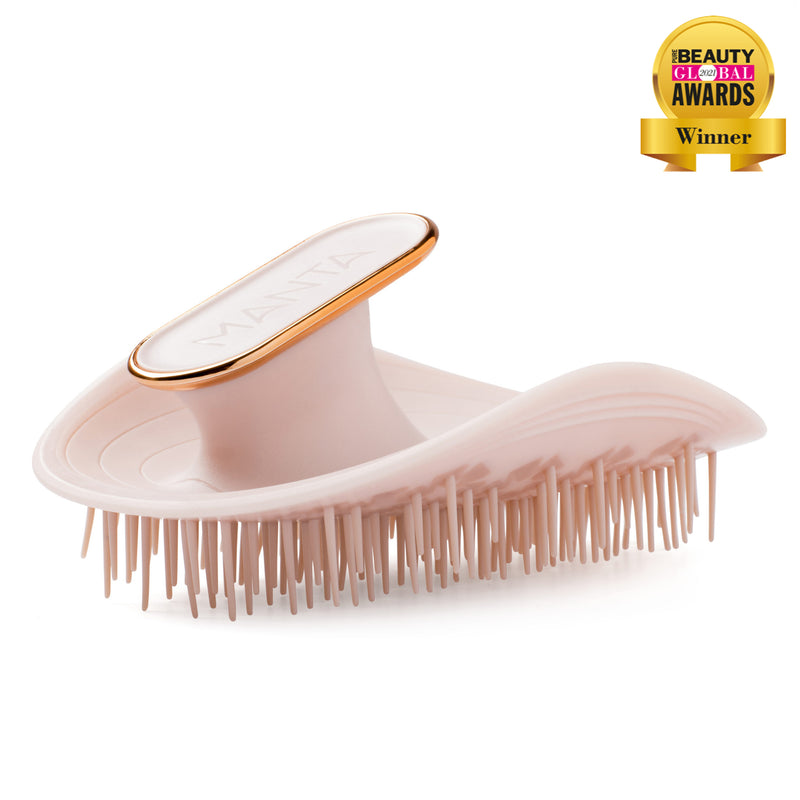 Manta Healthy Hair Brush - Pink/Rose Gold