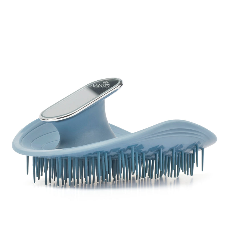 Manta Healthy Hair Brush  - Blue Mirror