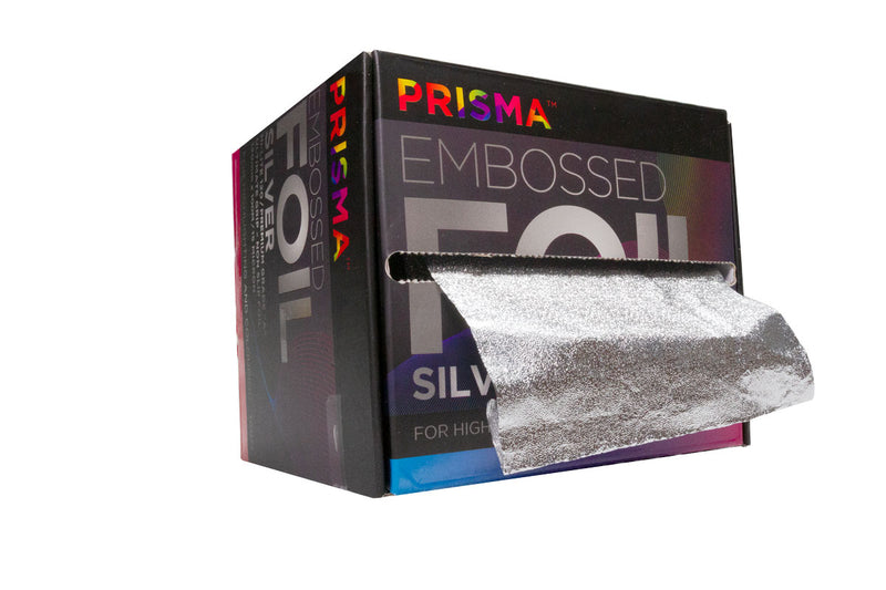 Prisma - Embossed Foil -  Silver (120mm X 100m)