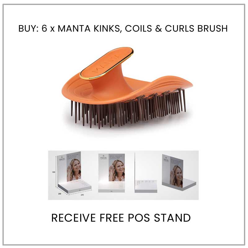 Manta Kinks, Coils & Curls Brush Promotion