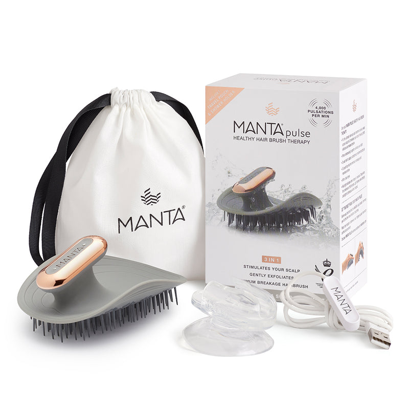 Manta Healthy Hair Brush - PULSE Massage Hair Brush